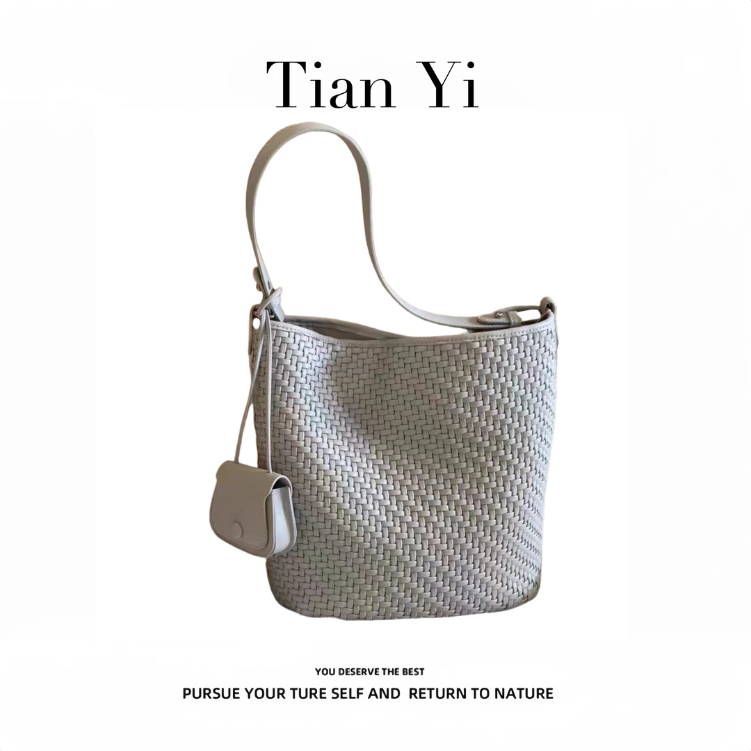 【Tian Yi渠道货】-2025新款轻奢单肩手提斜跨包  1333 灰色
