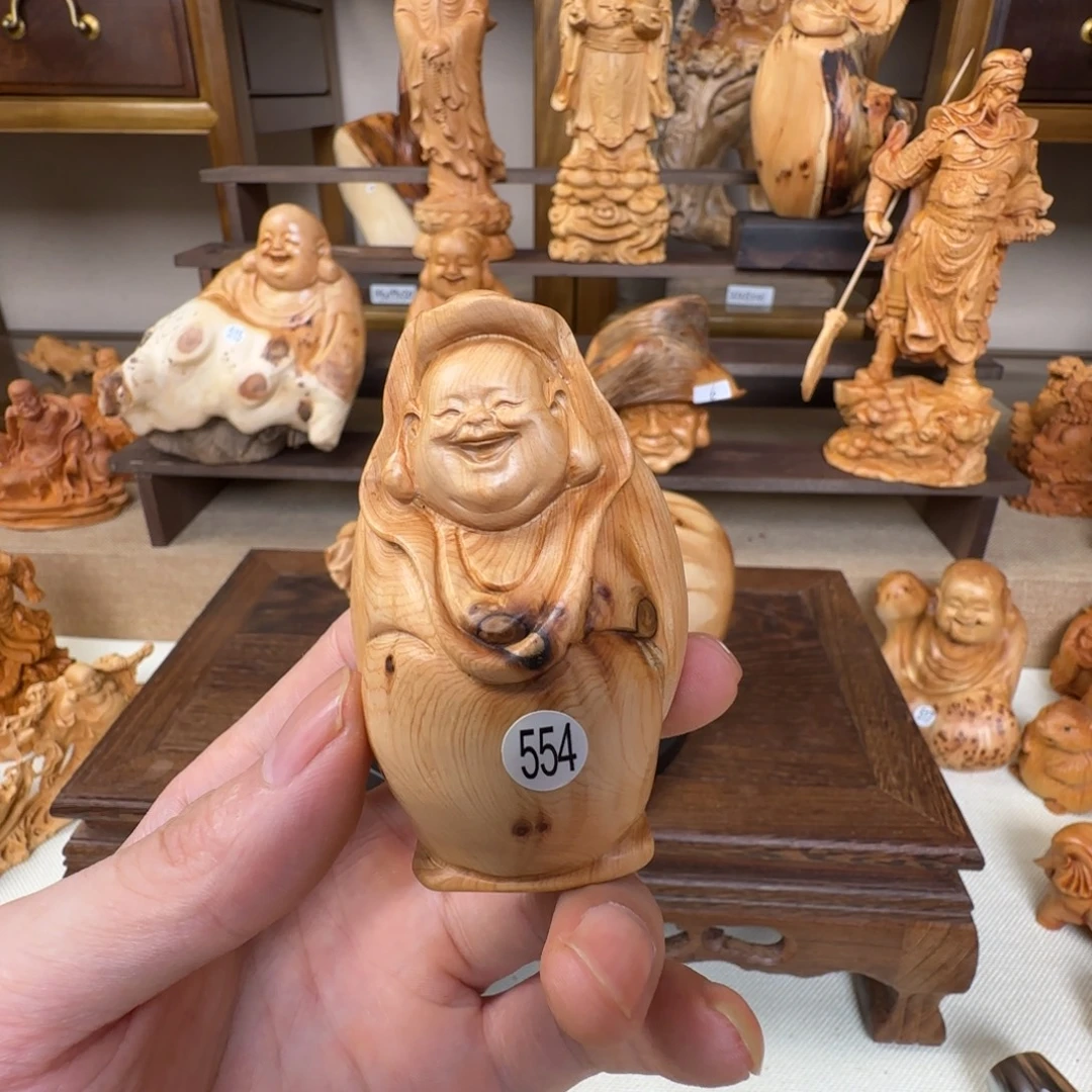 崖柏小木匠艺雕一物一拍