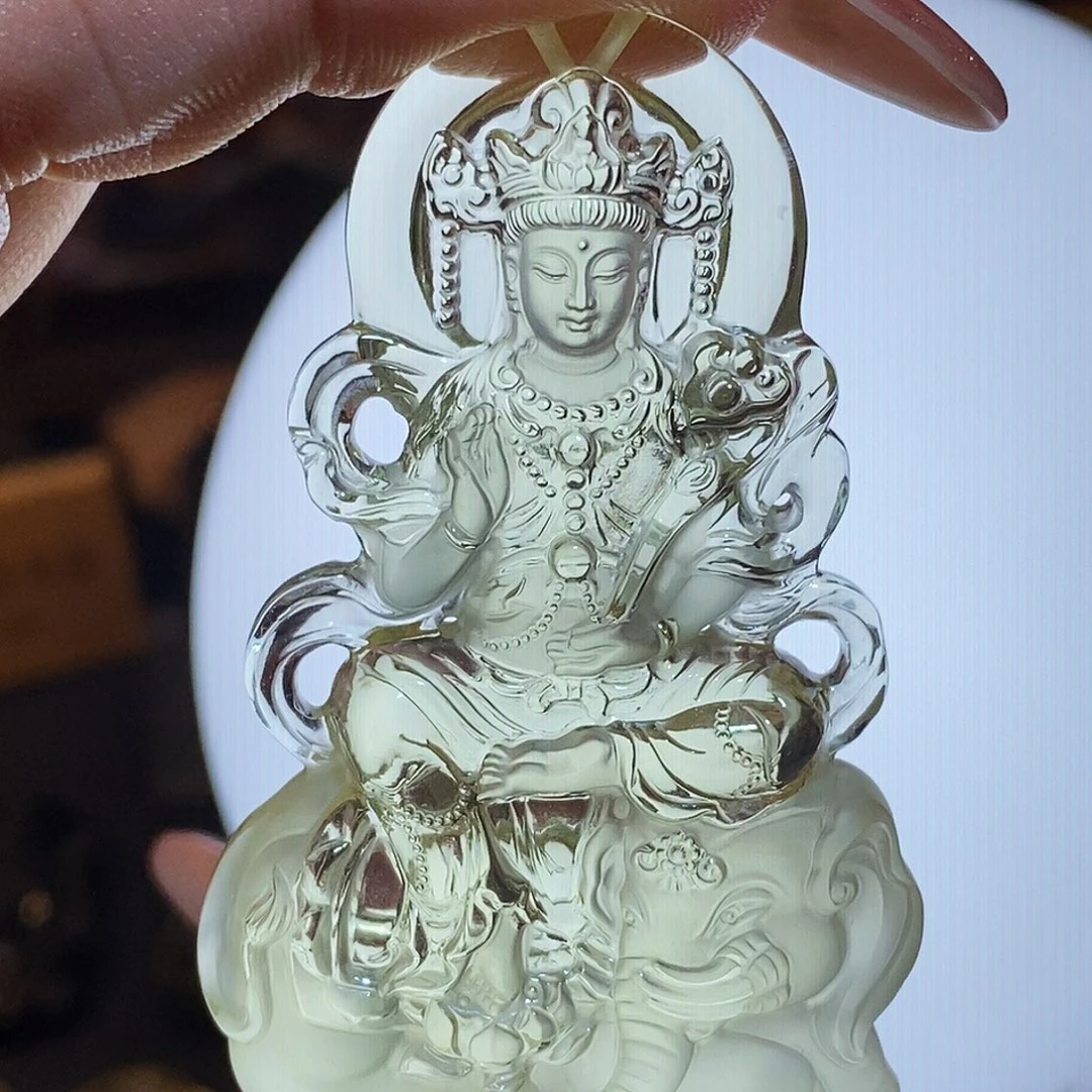 华***华未镶嵌颈饰水晶吊坠