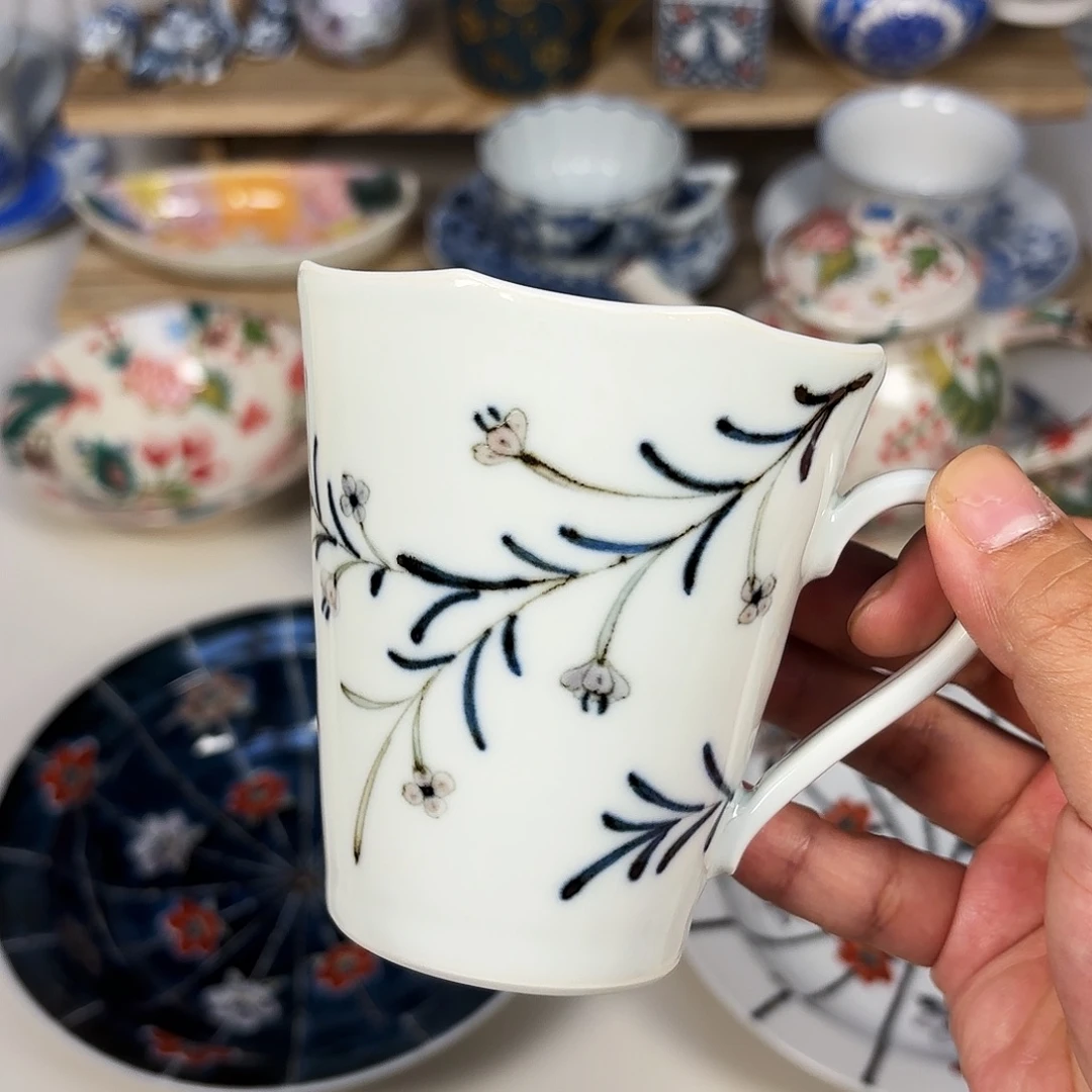 陶九谷理节 马克杯