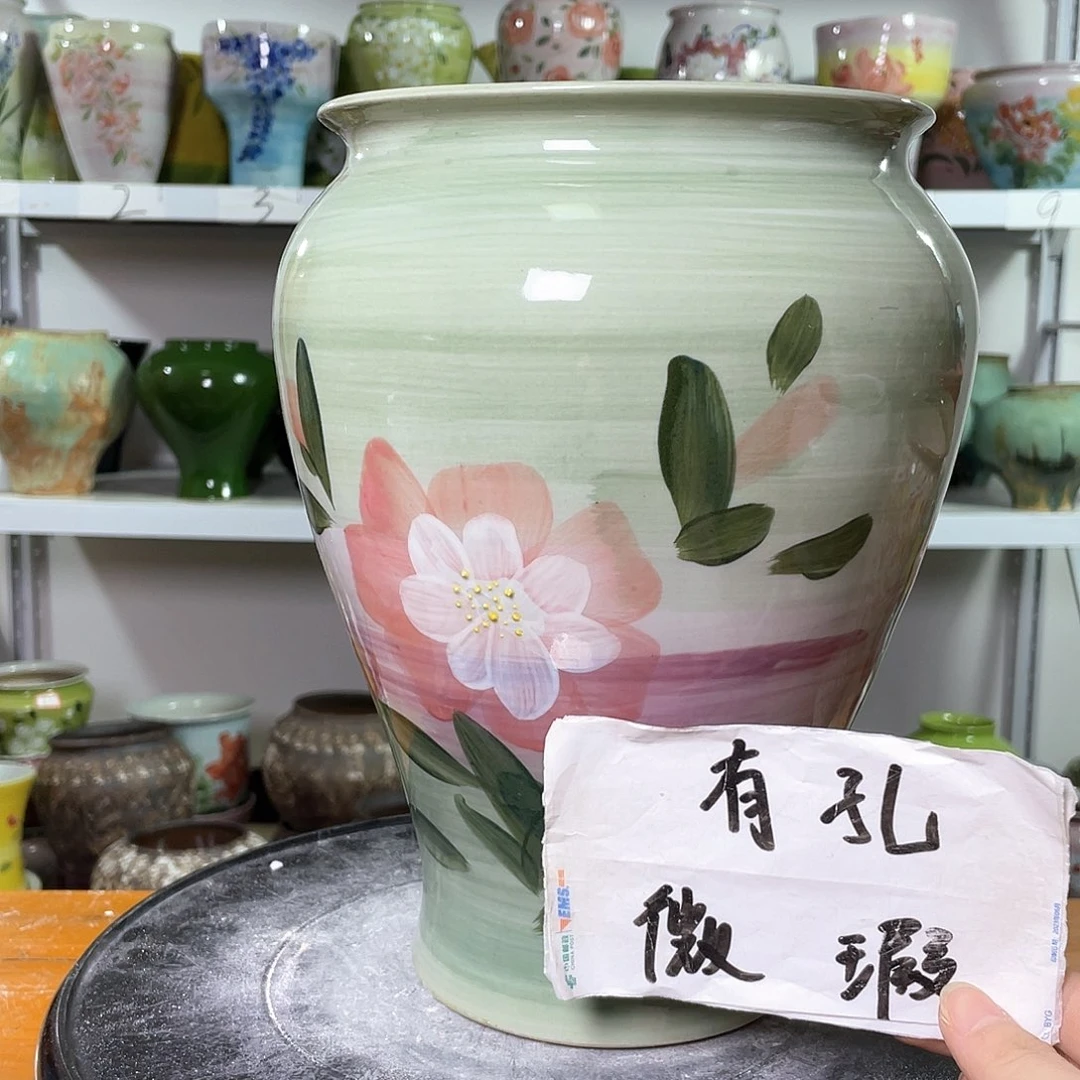 景德镇陶瓷花盆花器暇256