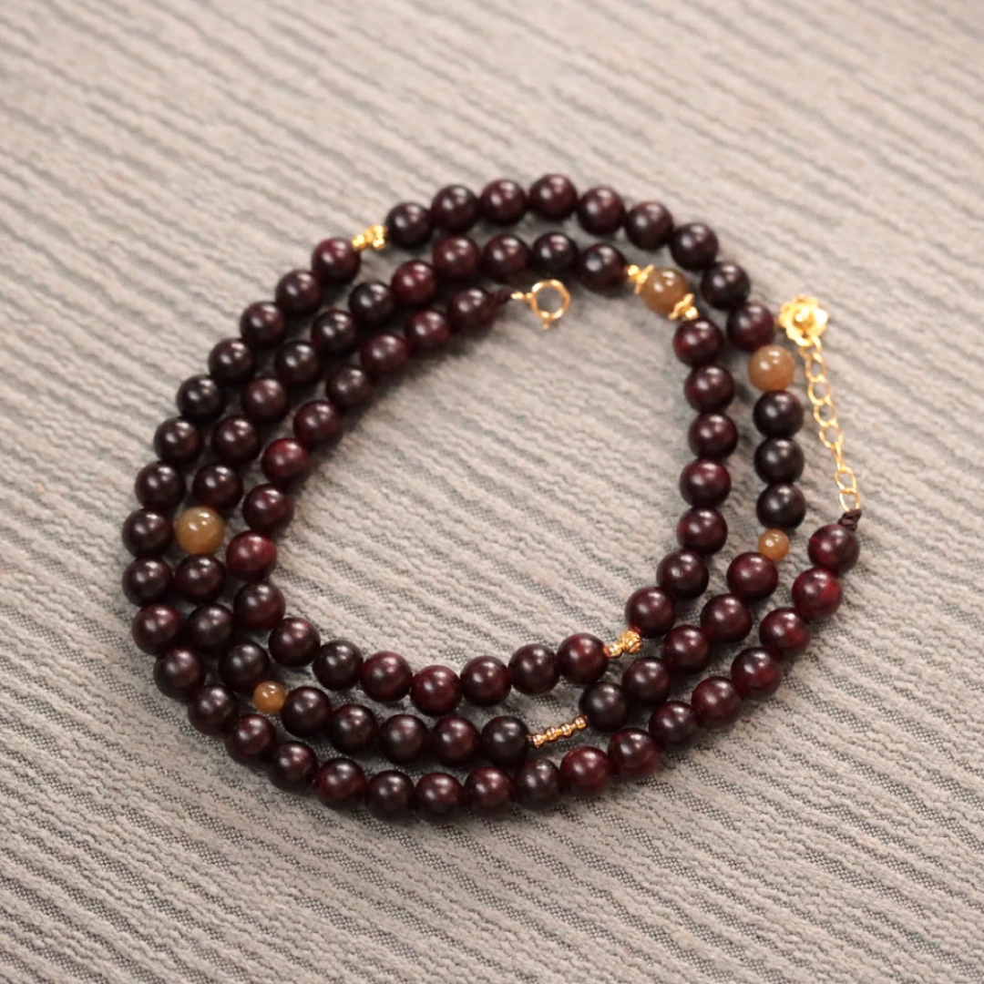 降真香 红降6mm脖链【糖玉】木带宝