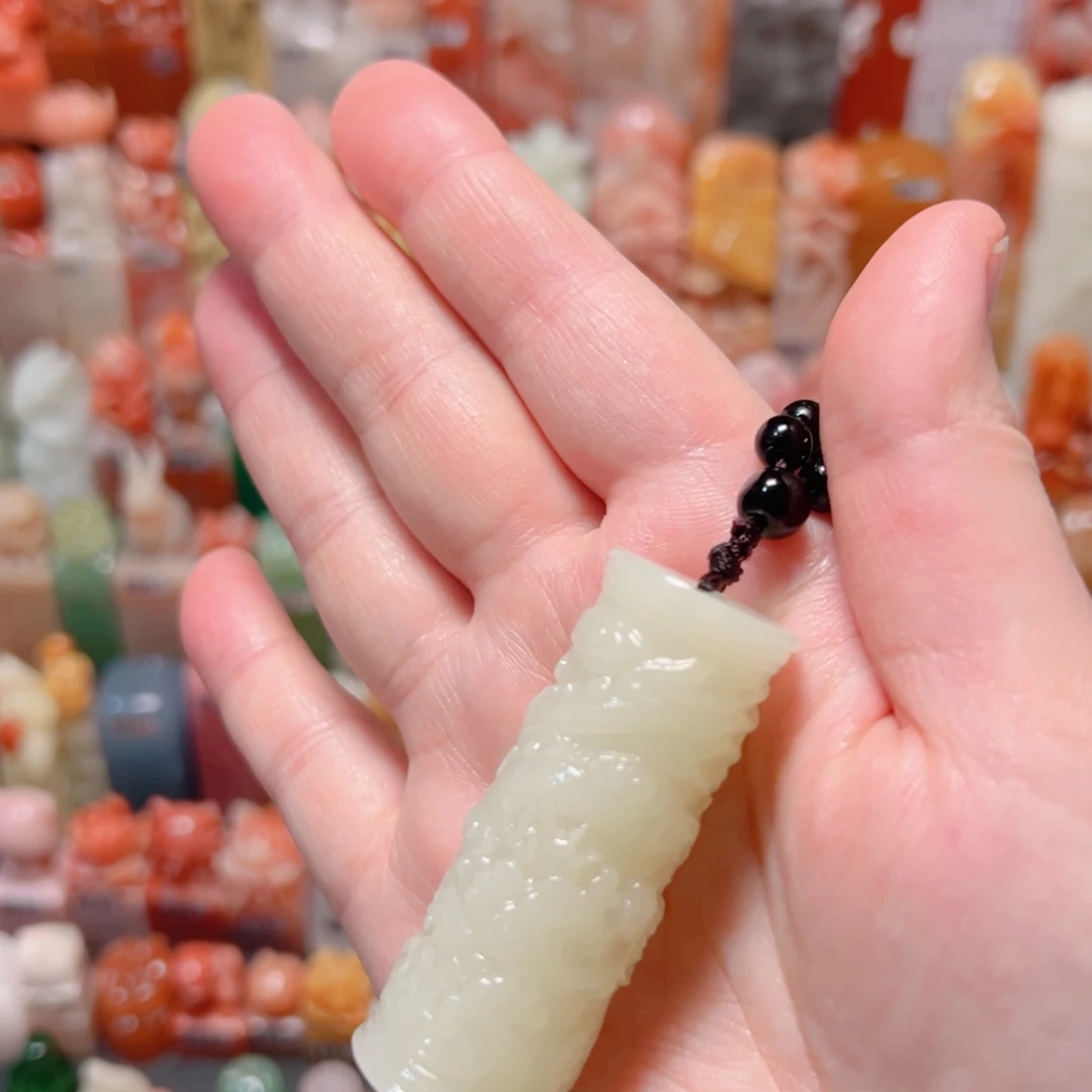 大糖手工篆刻器皿包手工刻字2.2厘米