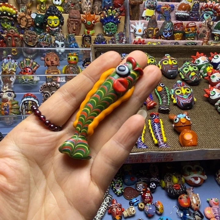 玻璃颈饰福利鱼一条004