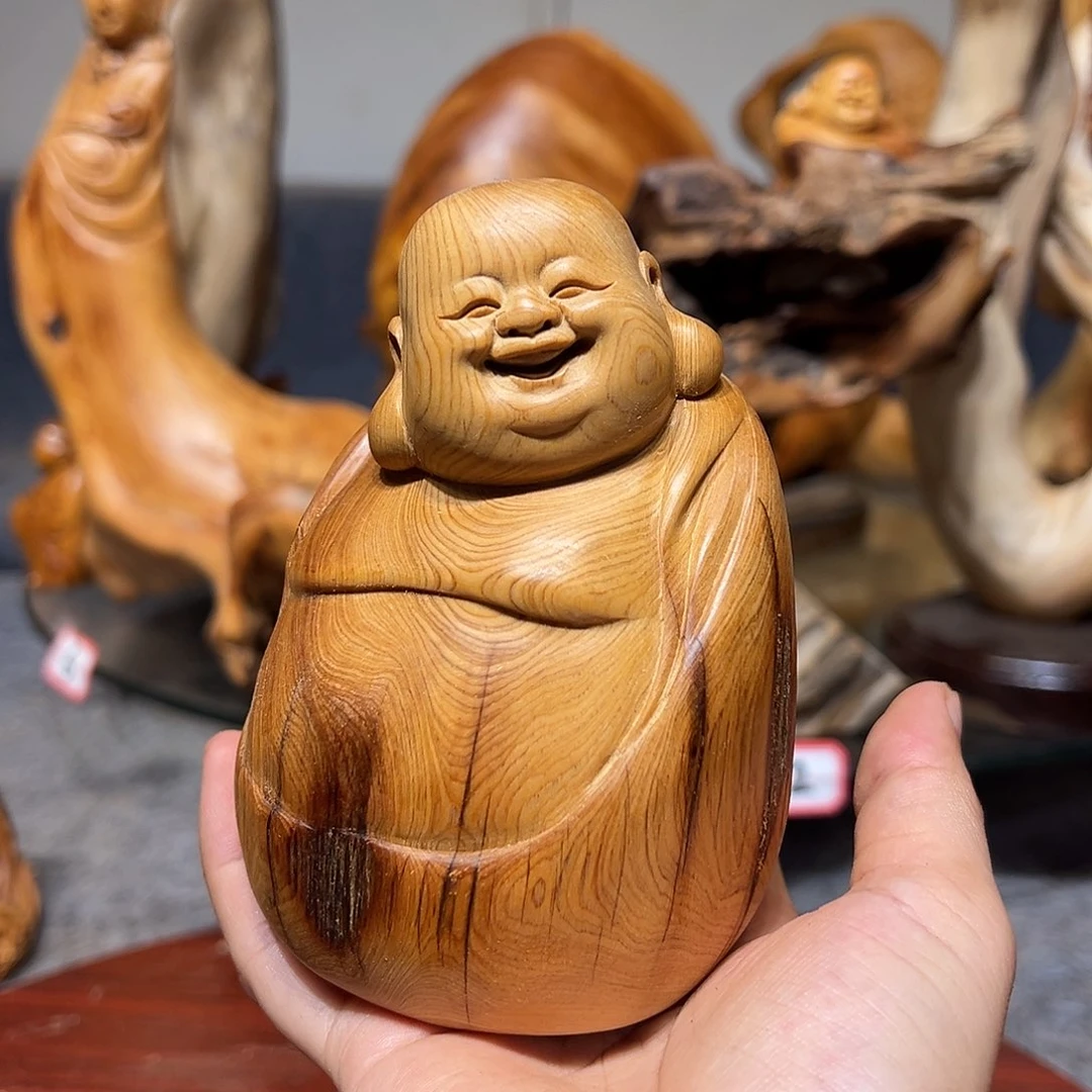 柏木崖柏木手把件摆件