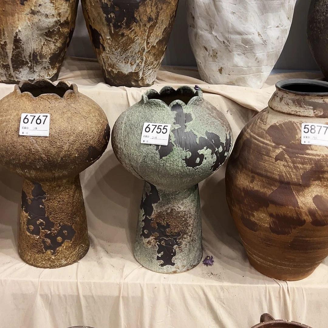 瓶6755高37口10陶瓷花瓶无孔