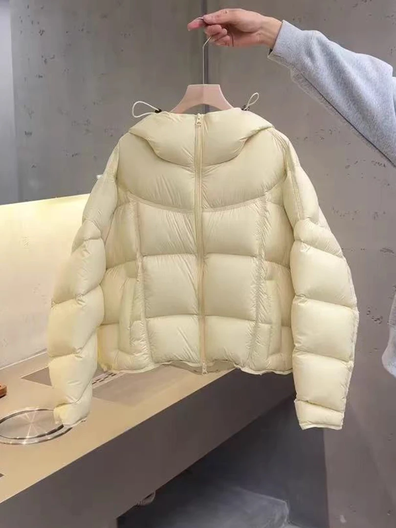 2025冬季新款高级感设计感爆款小个子短款连帽通勤风保暖棉服外套