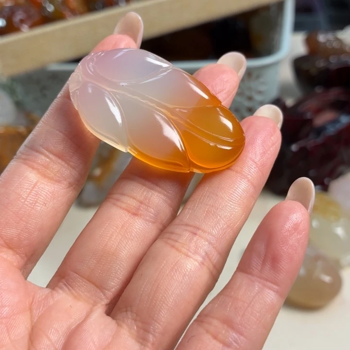 玛瑙/玉髓未镶嵌吊坠(不含链)