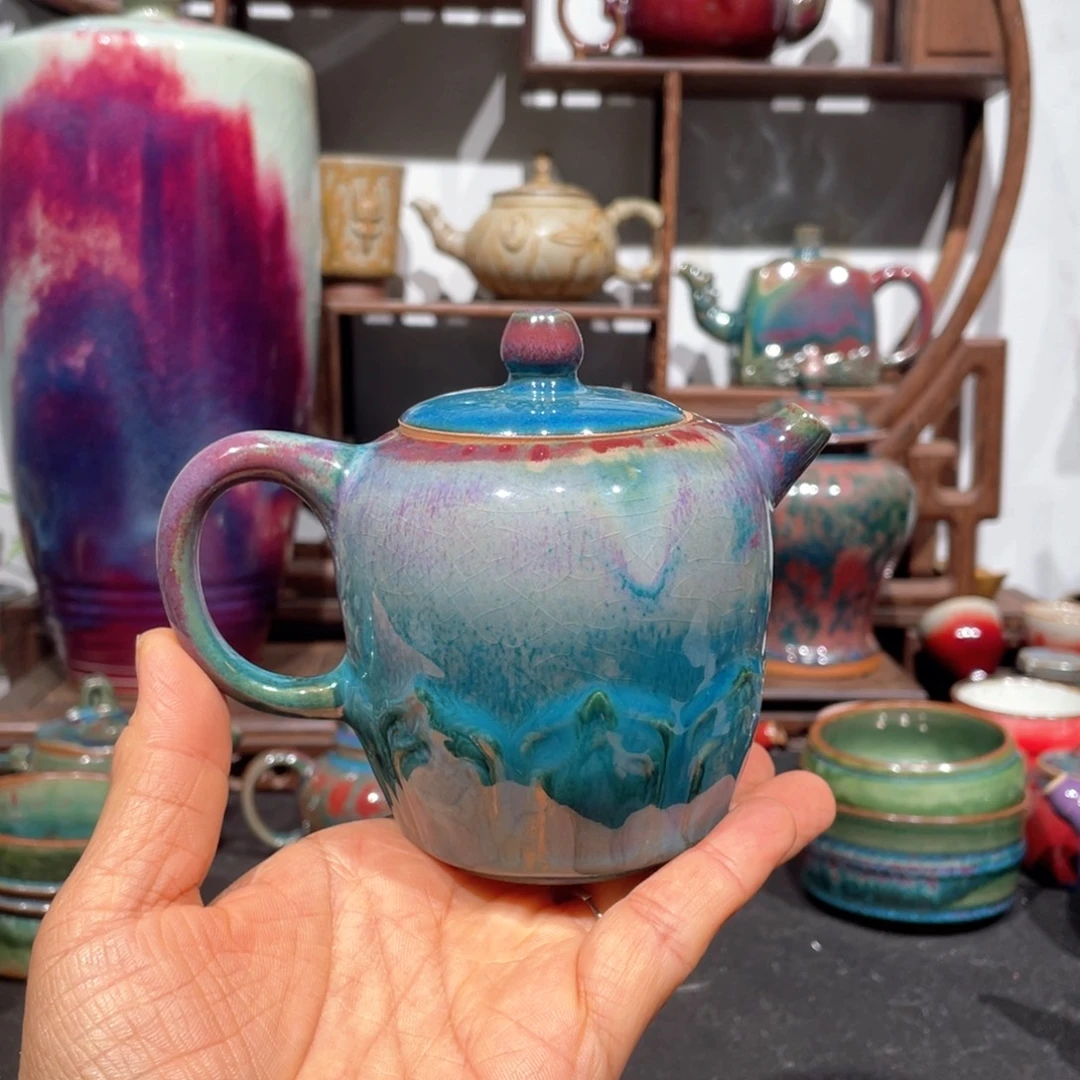 一***星中国神后钧瓷茶器