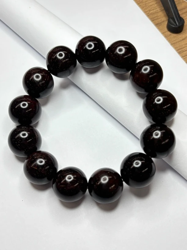 A67 印度小叶紫檀手串18mm