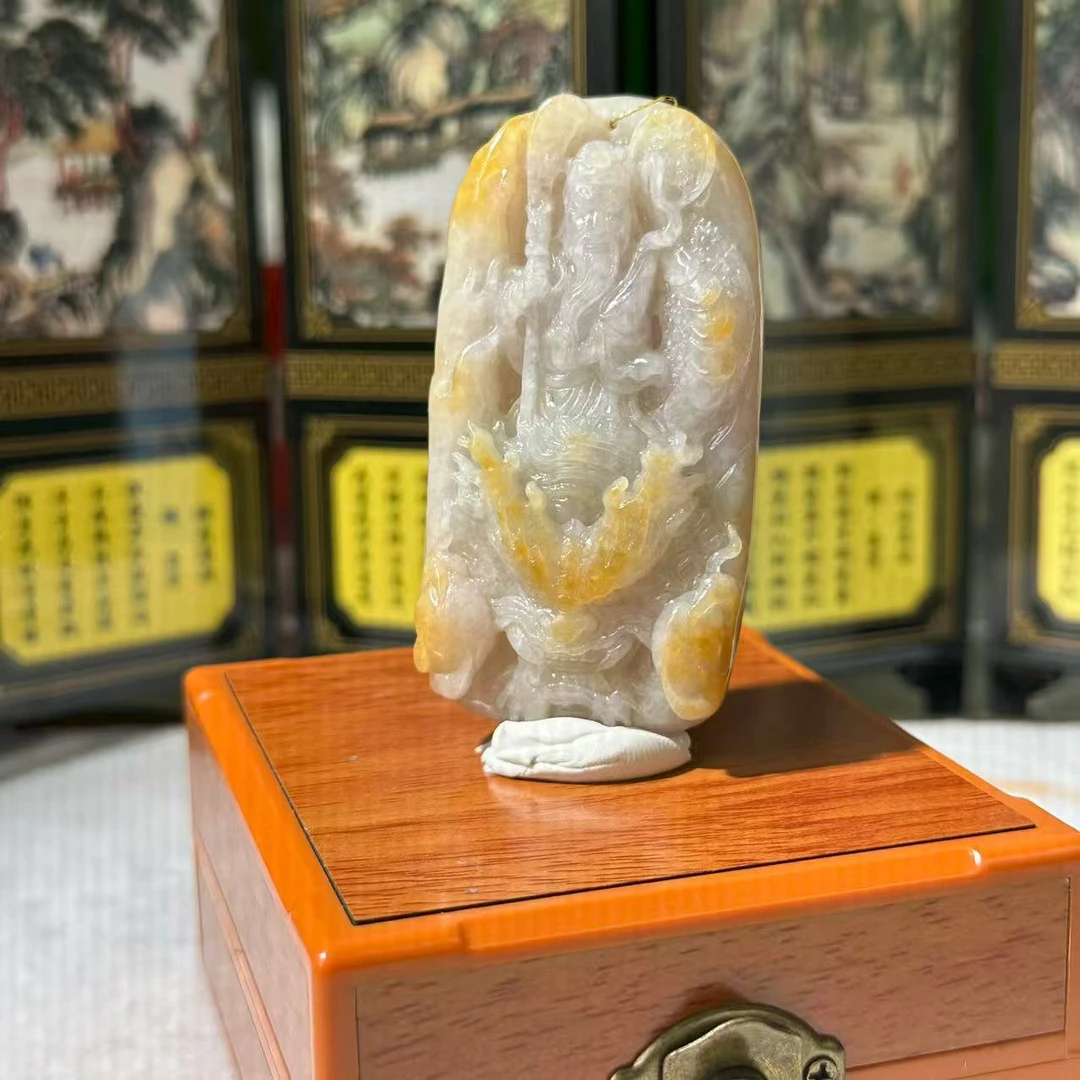 3173-天然翡翠-关公