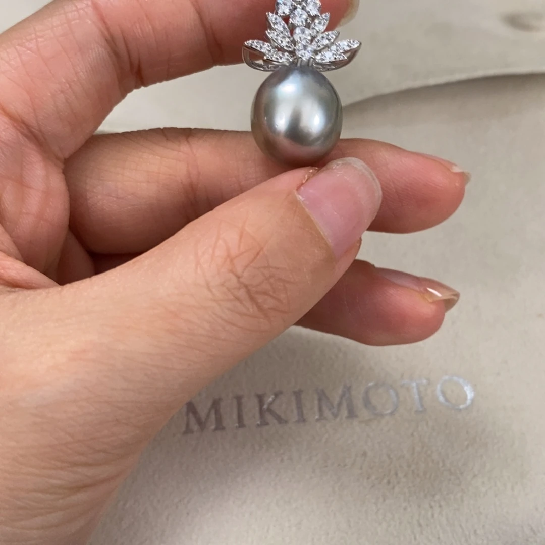银S925镶嵌海水珍珠颈饰
