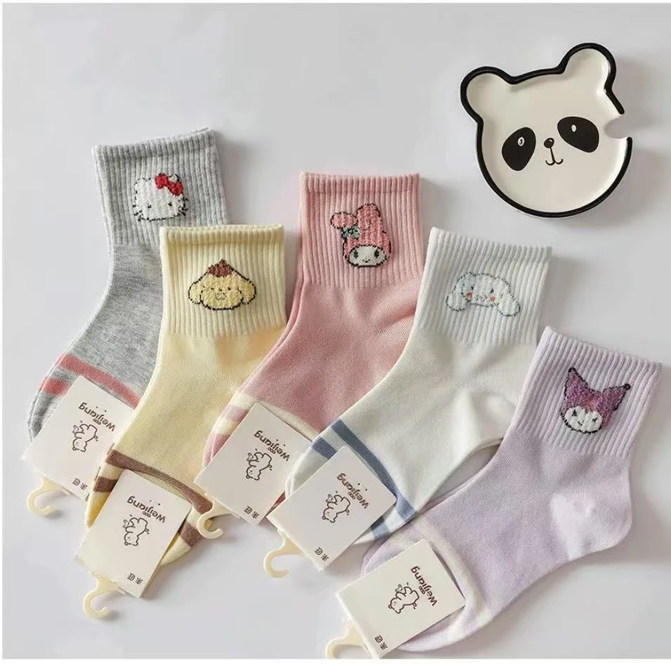 （5双包邮）儿童秋款卡通图案儿童袜子