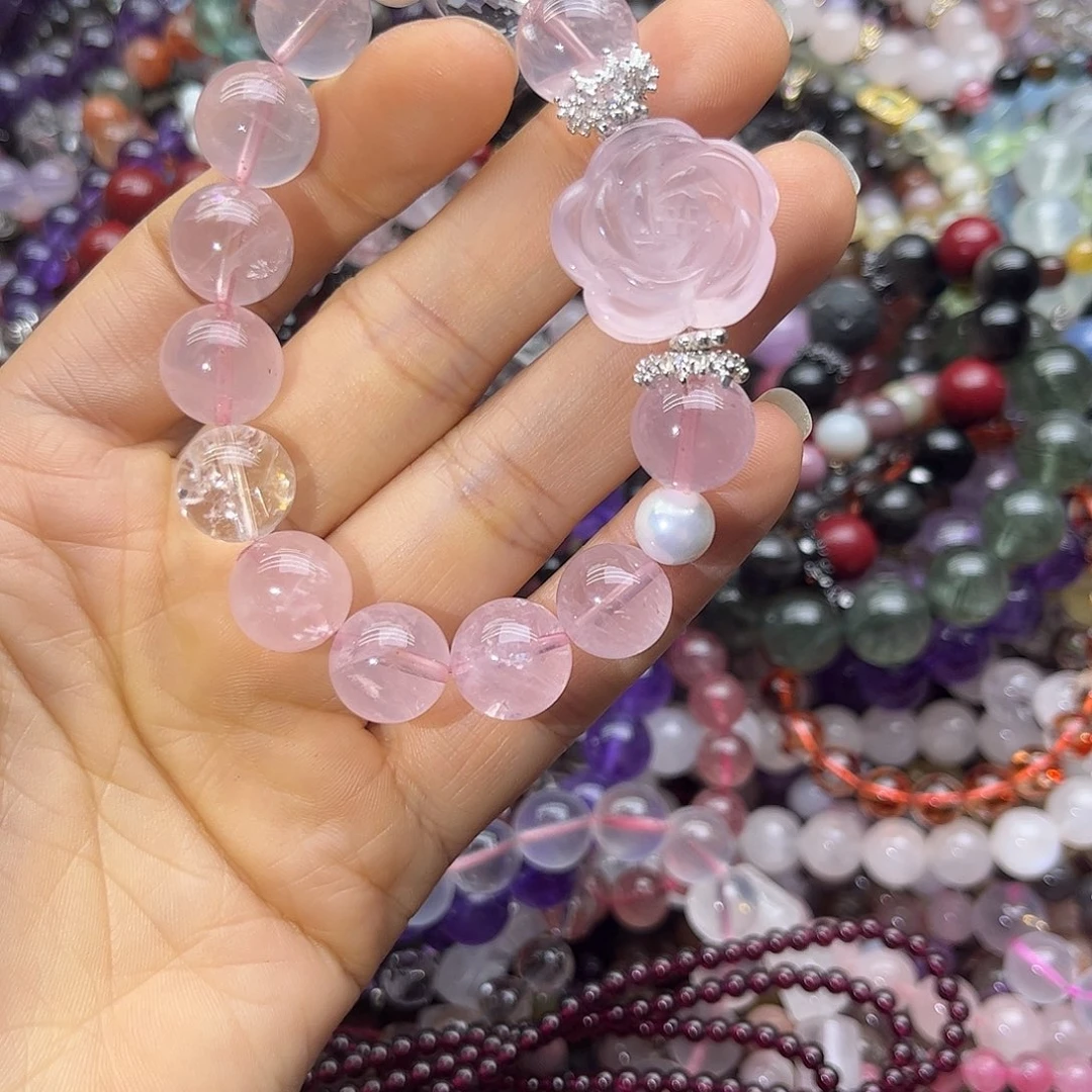 紫晶手绳银S925镶嵌手链项链手链