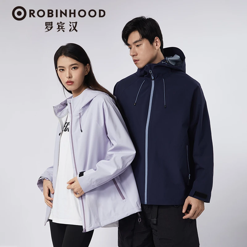 罗宾汉六防薄荷曼波城市户外防水透气排汗防风轻便登山冲锋衣5H