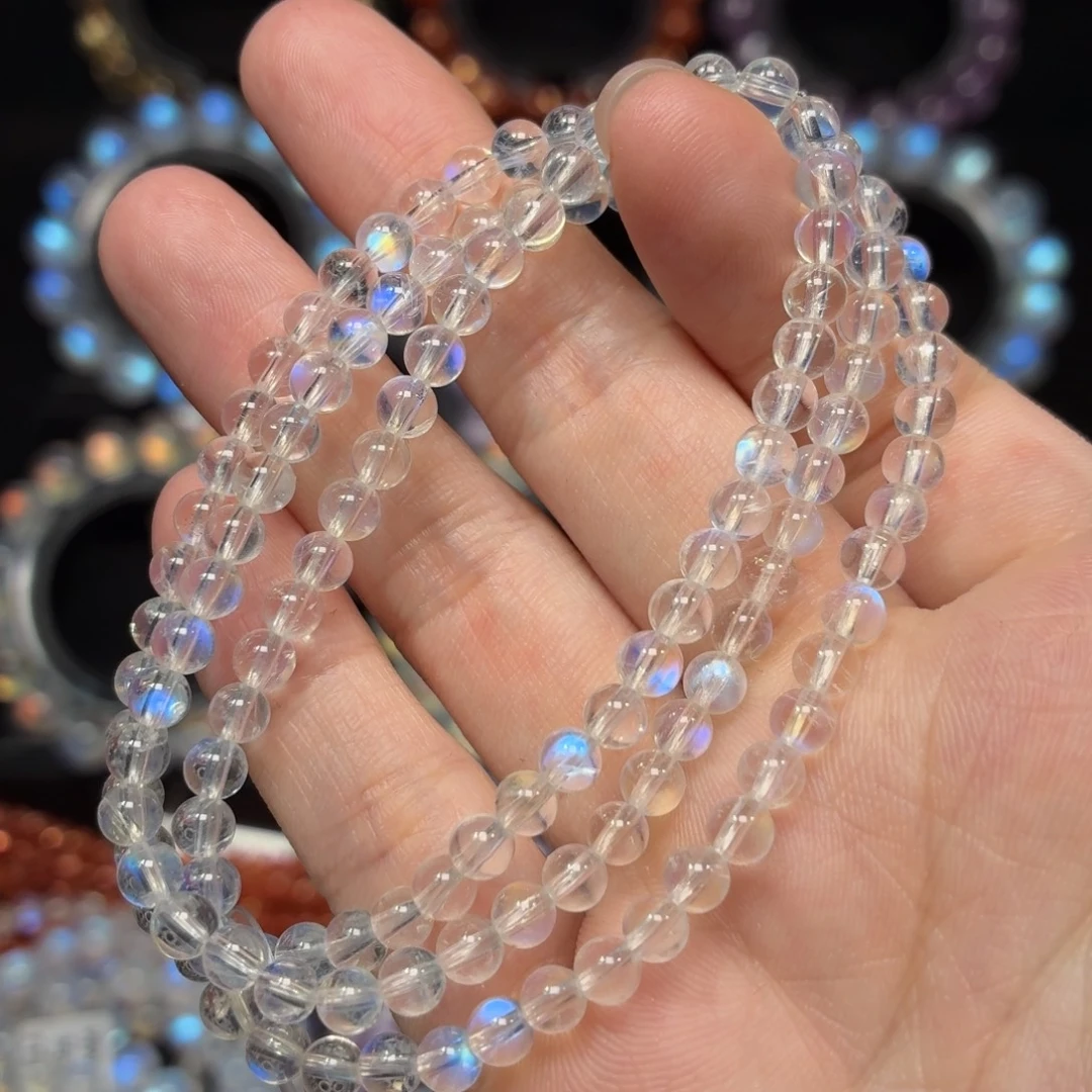 未镶嵌月光石手链GH854#4.2mm