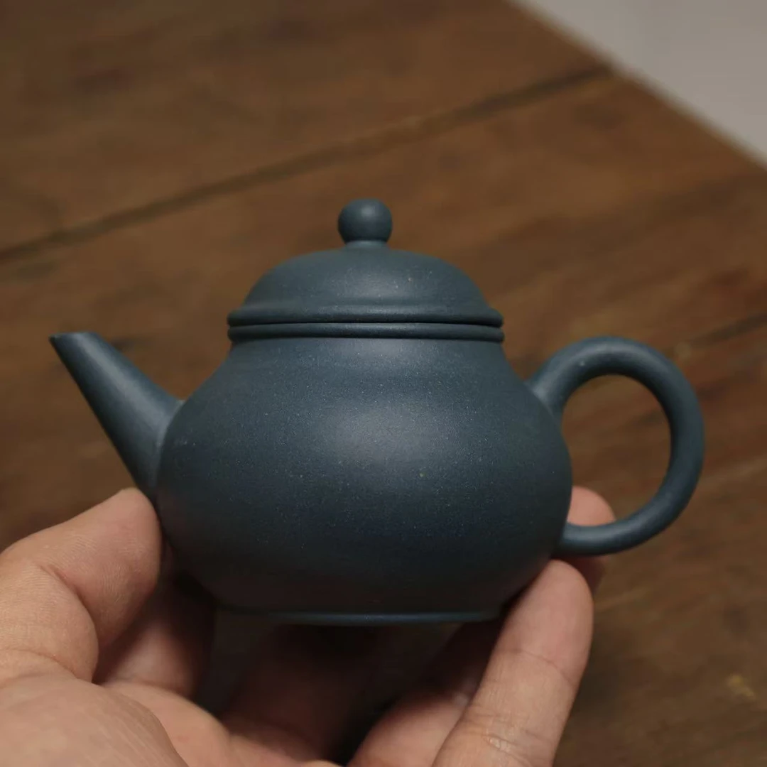 90年代厂期定制民国绿泥小芭乐壶100CC茶壶迷你泥壶茶具紫砂壶