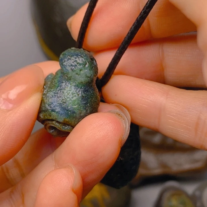 玉天然眼睛石默认瑕疵不退不换