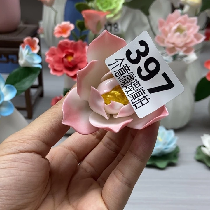 陶瓷手工制作陶瓷花
