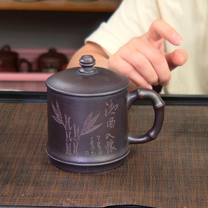 茶杯紫砂高货放漏