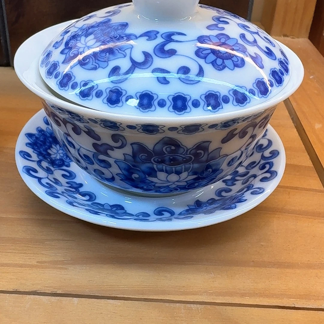 盖碗里的水煮开后放