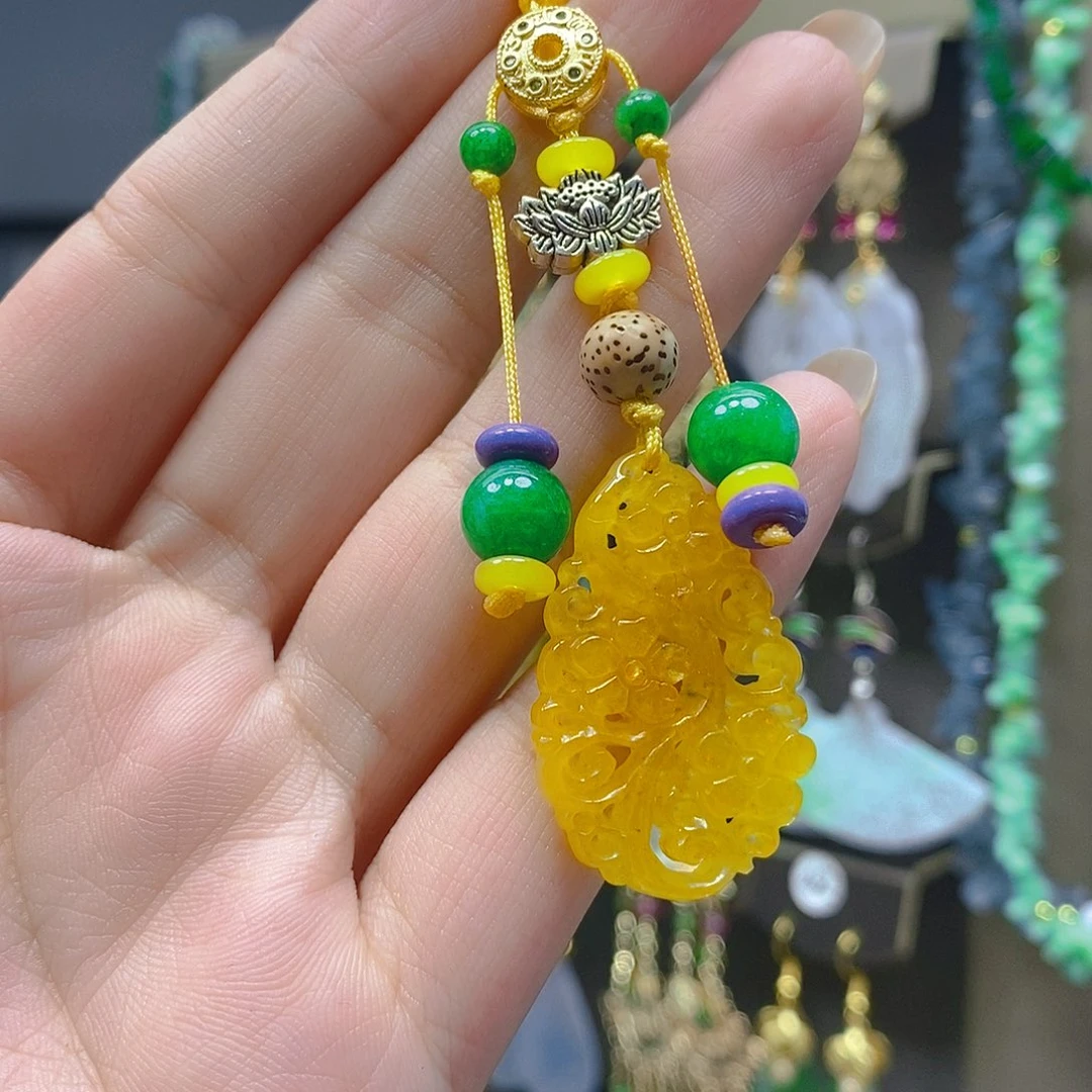 颈饰未镶嵌翡翠翡翠