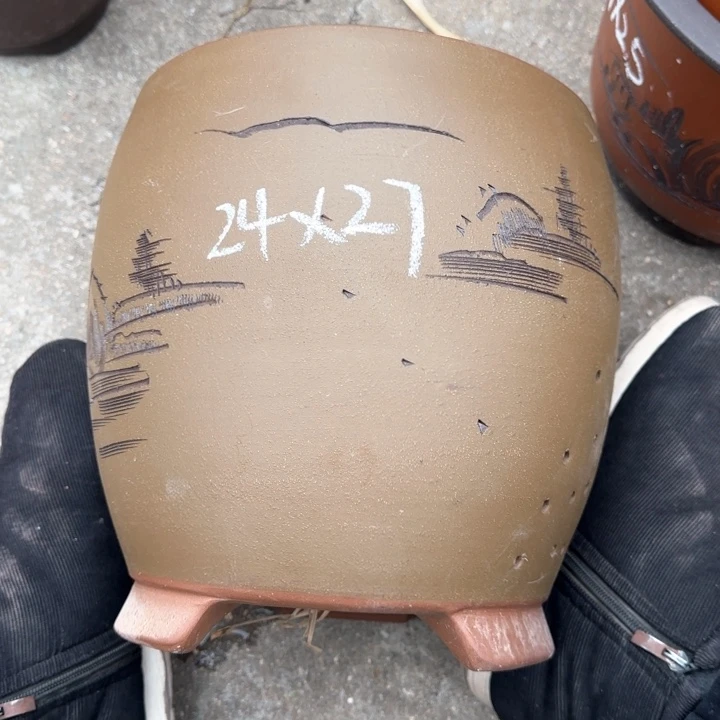紫砂花盆特价清仓