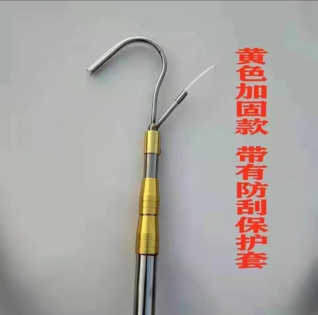 货车专用篷布拉钩新款不锈钢压花伸缩杆