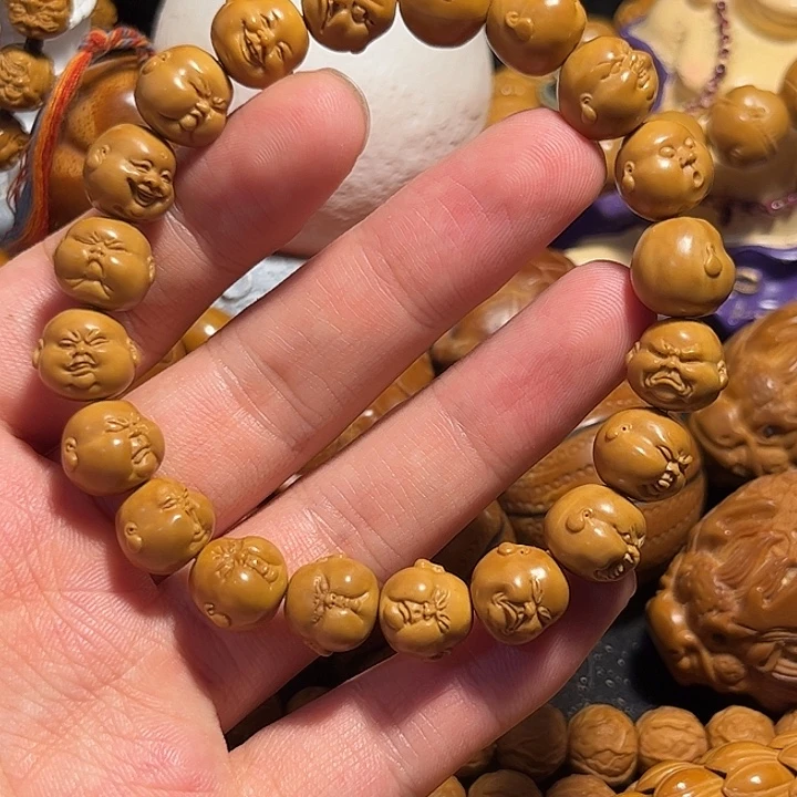 橄榄核手串/手链猴头精工百态
