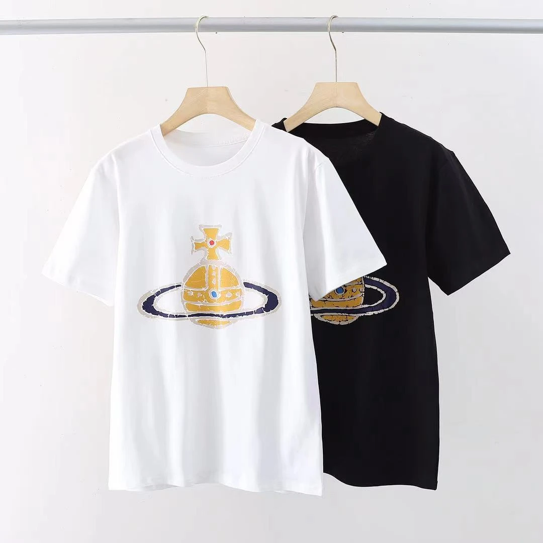 【海涛大叔】简约土星印花圆领短袖 VW24136