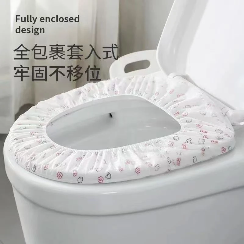 (10包)一次性双层印花马桶垫