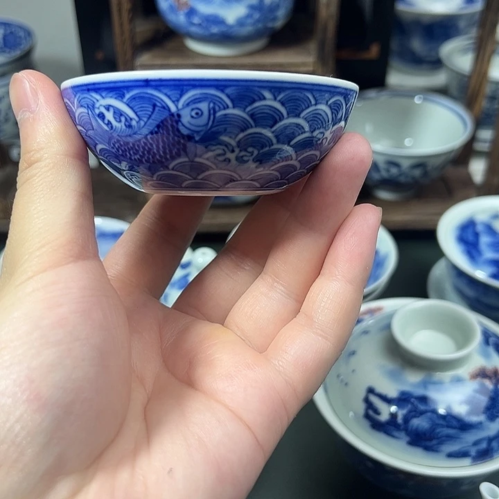 柴窑景德镇纯手工手绘