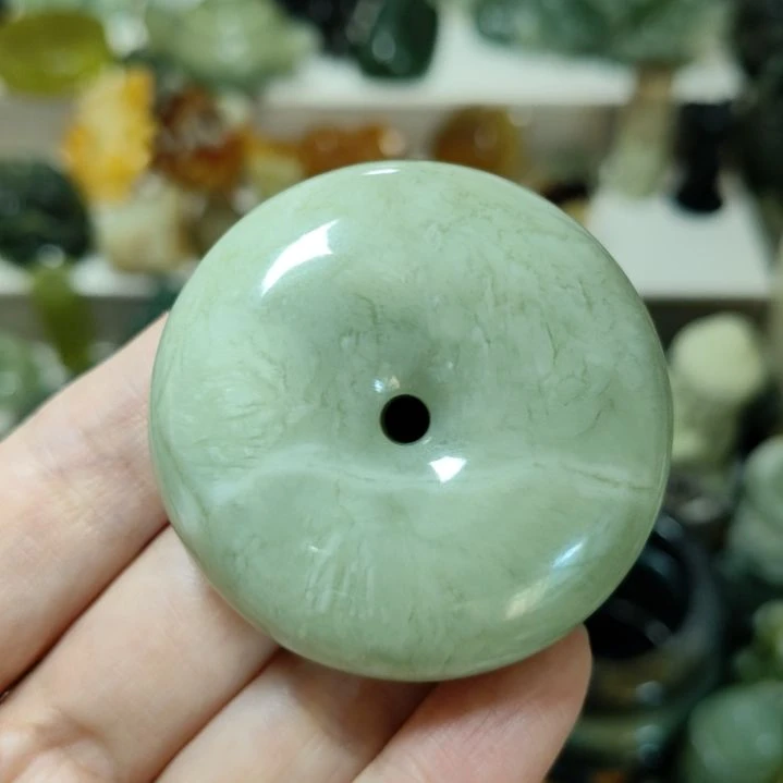 未镶嵌岫玉平安扣