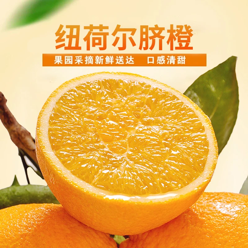 正宗宜昌秭归纽荷尔脐橙当季新鲜孕妇水果手剥橙子现摘现发整箱