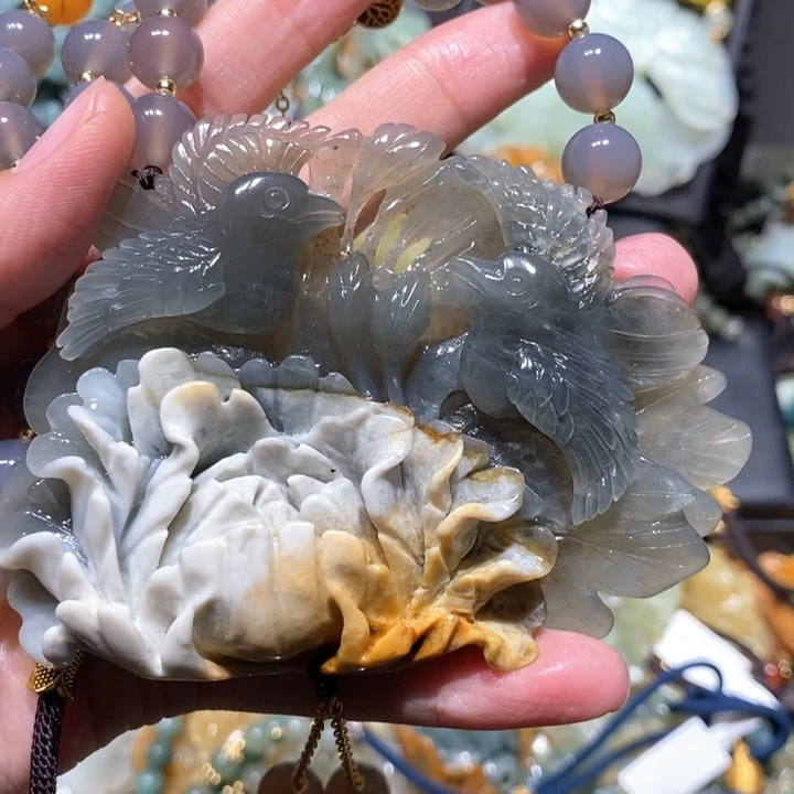 岫玉毛衣链未镶嵌