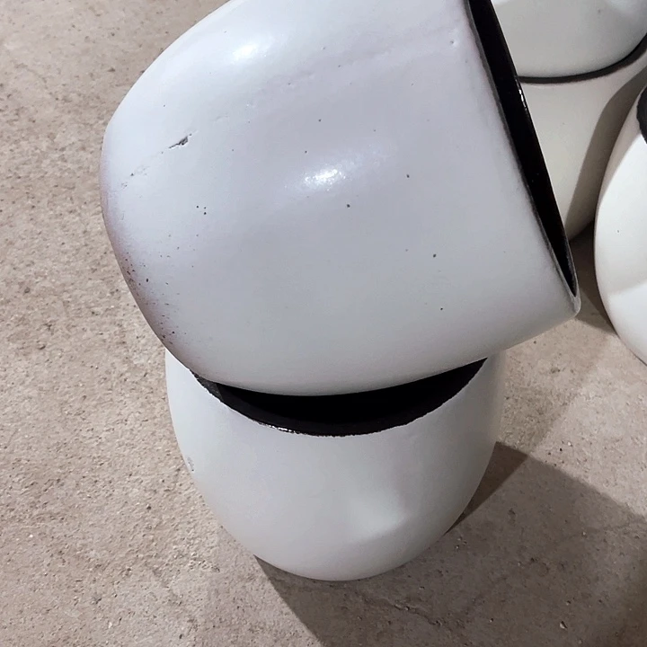 紫砂花盆口径20高度20两只小瑕疵