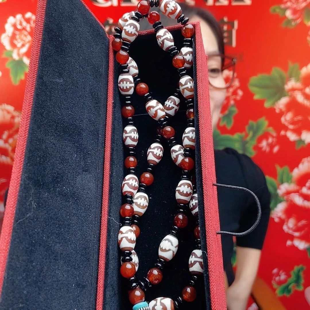 玛瑙/玉髓颈饰合金小*伴