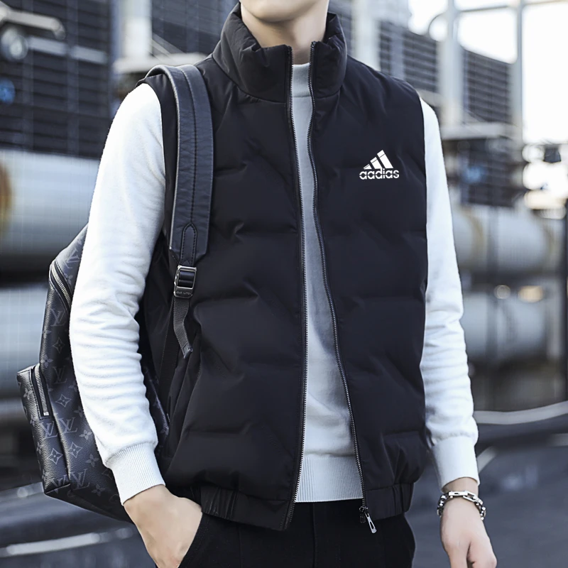 【奥莱正品】秋冬羽绒服马甲背心男款时尚百搭轻薄立领无袖保暖外套