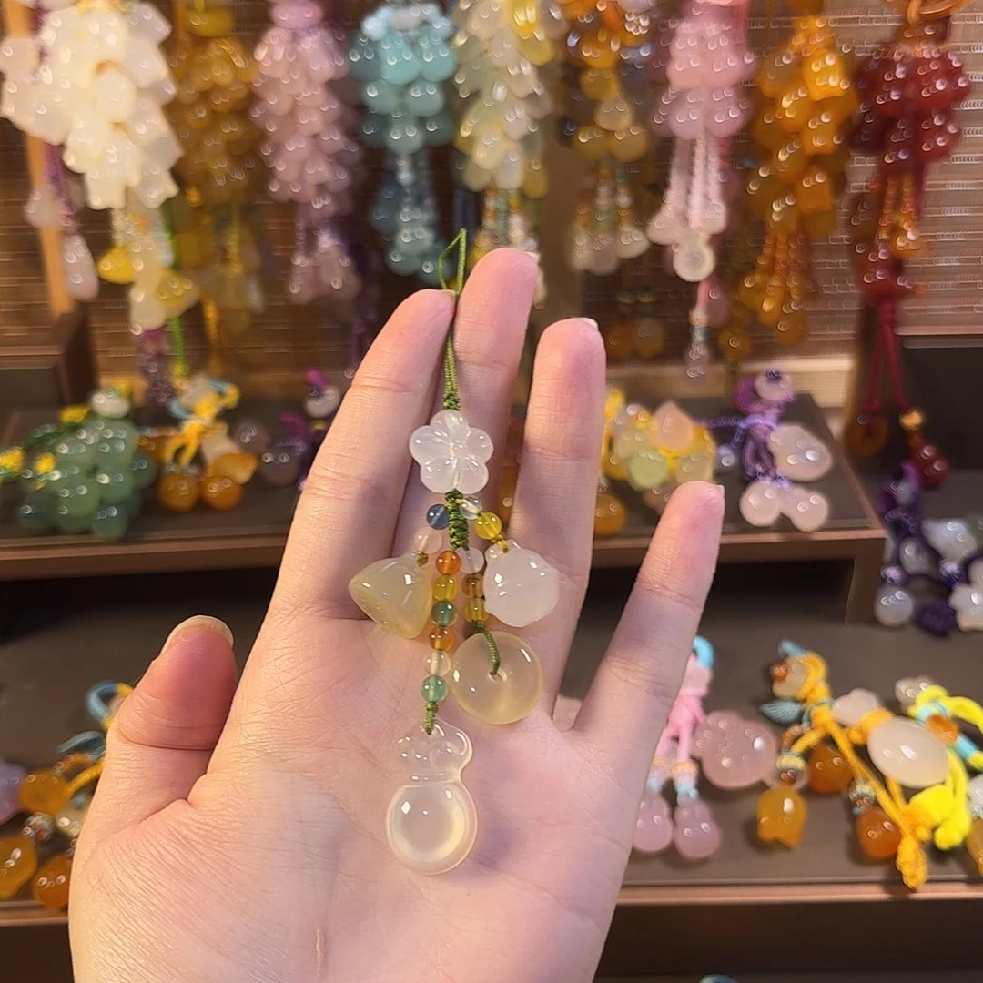 玛瑙/玉髓未镶嵌车挂