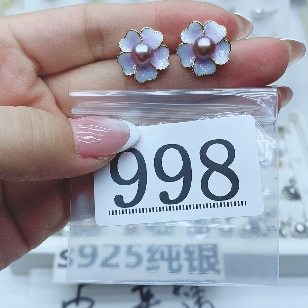 星***号戒指合金淡水珍珠998