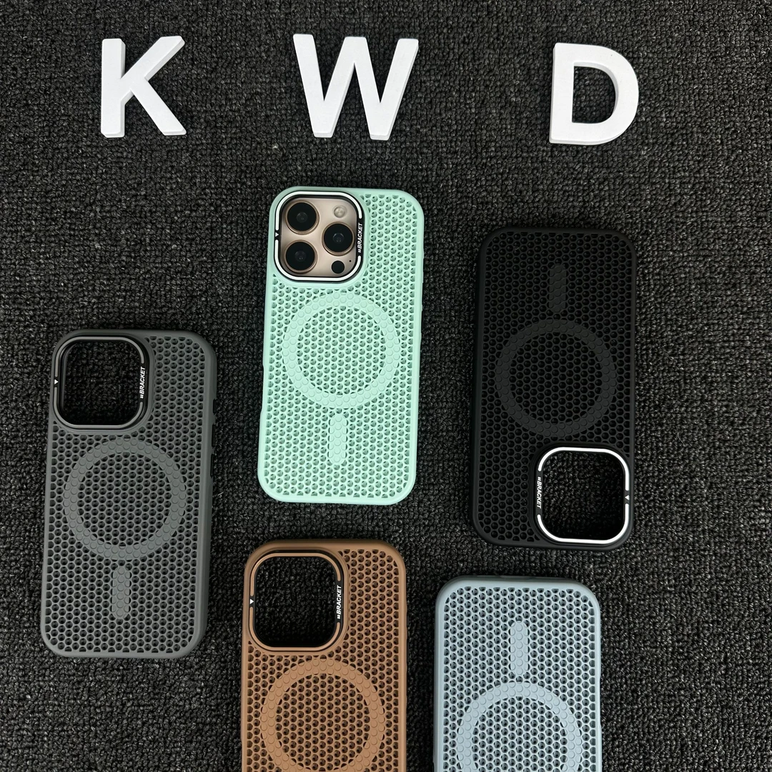 磁吸【蜂窝散热防摔】适用苹果iPhone16promax/12pro手机壳简约三星