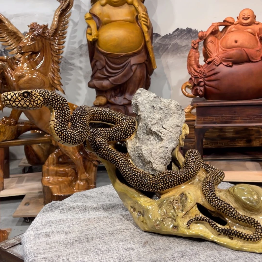 香樟木⁽****ᴼ手工制作蛇