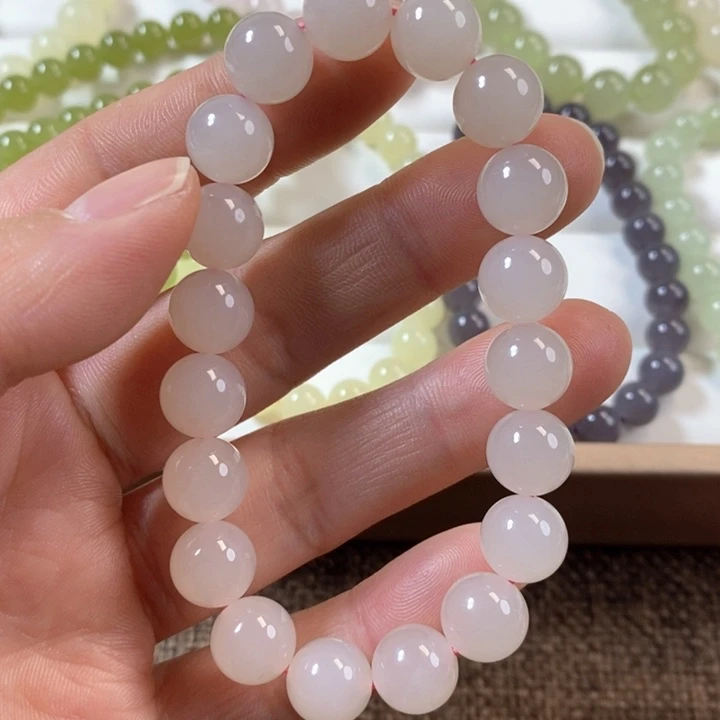 未镶嵌和田玉手串月*