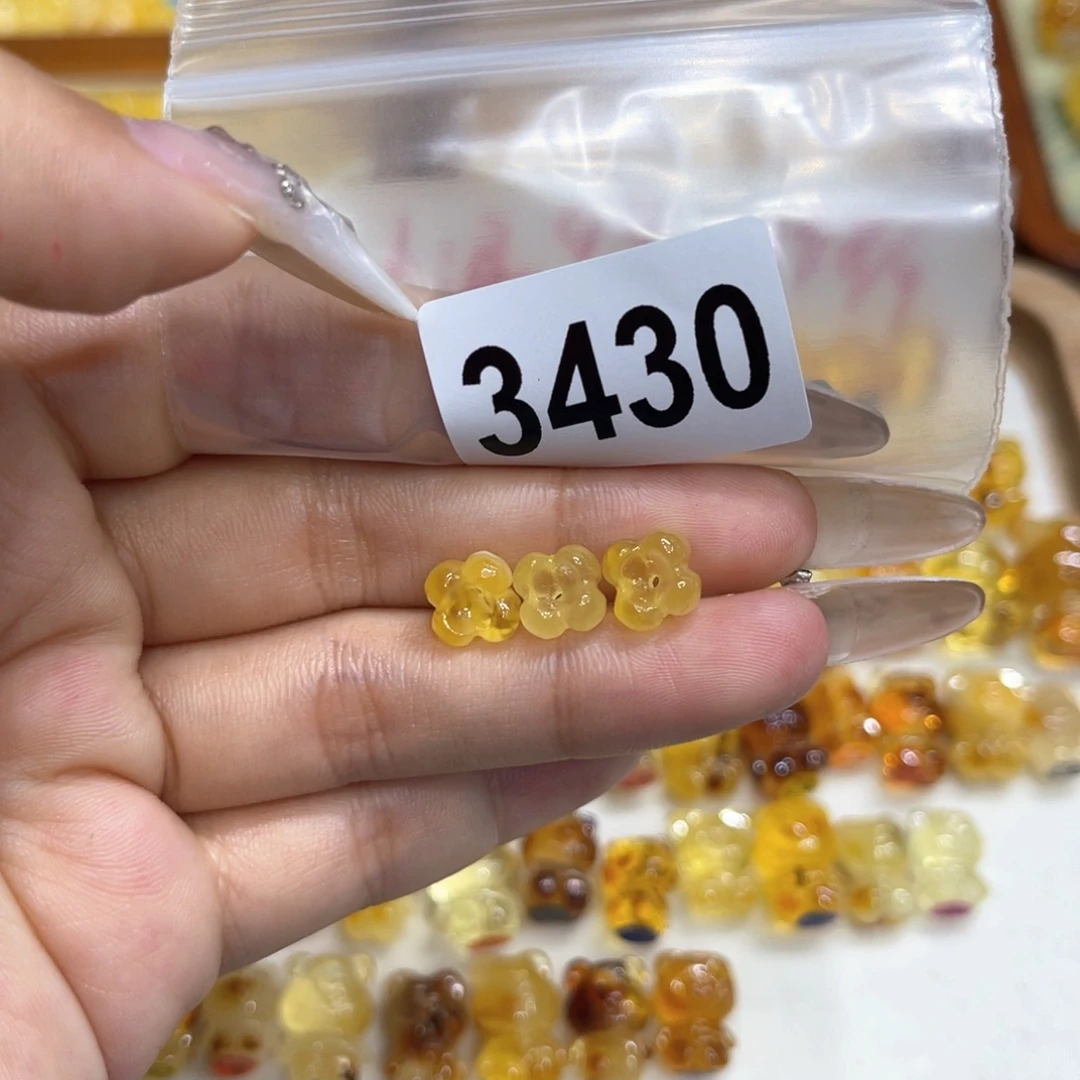 琥珀未镶嵌珠宝奇石