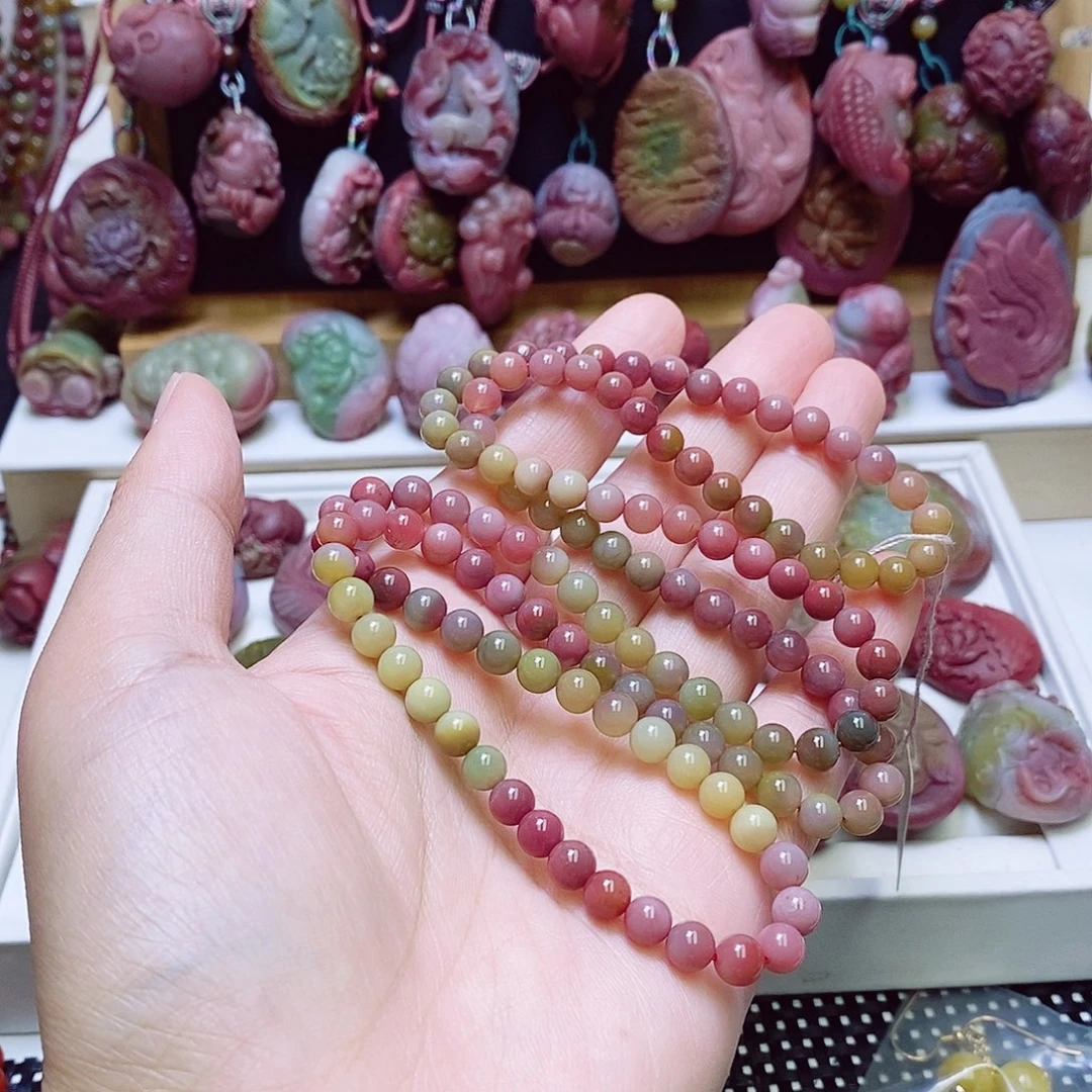 玛瑙/玉髓盐源玛瑙手链未镶嵌