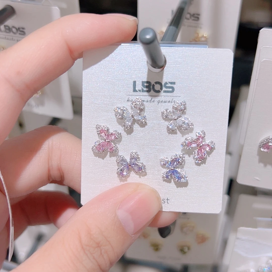 锆石纯铜合金耳环的