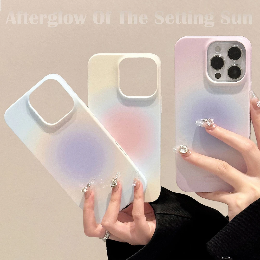 菲林壳iphone16手机壳苹果适用15promax渐变磨砂14简约13日韩风11