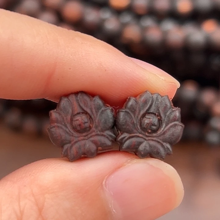 降真香其他莲花一对12mm