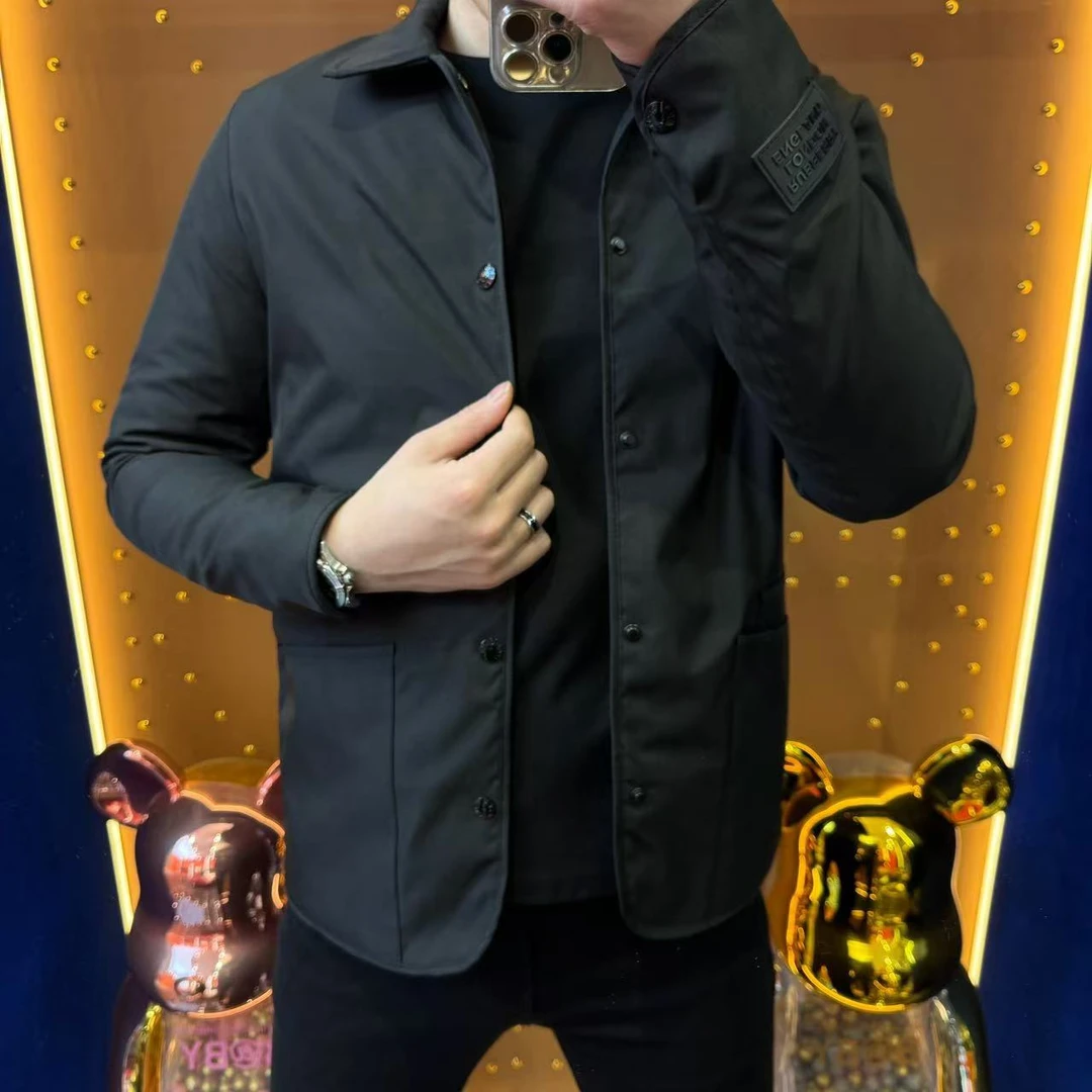 秋冬新款男士休闲百搭气质夹克外套-9051