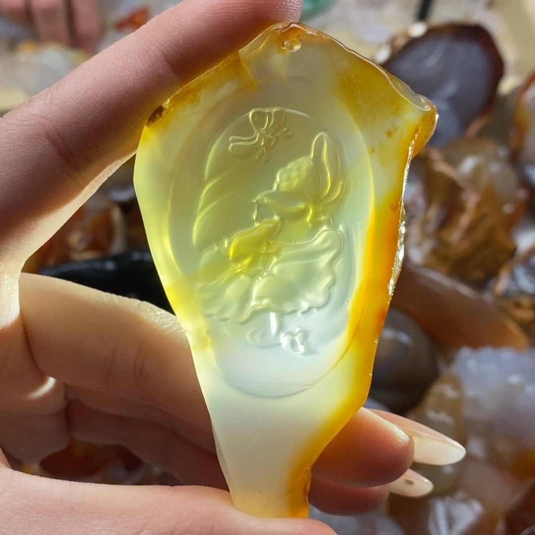 玛瑙/玉髓未镶嵌颈饰